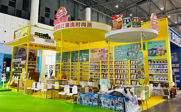 食品类设计感展台有哪些配色技巧