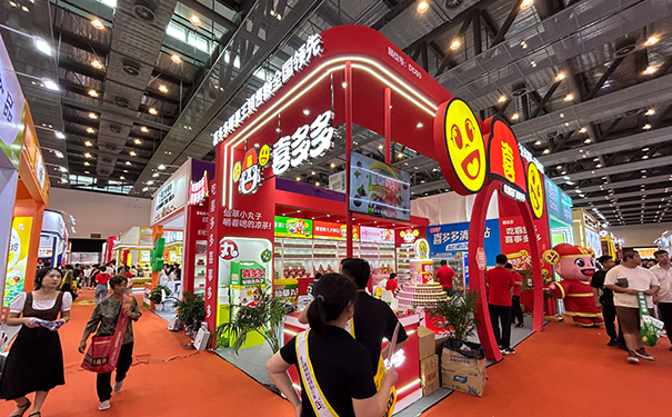 食品类展台如何设计亮眼的门头