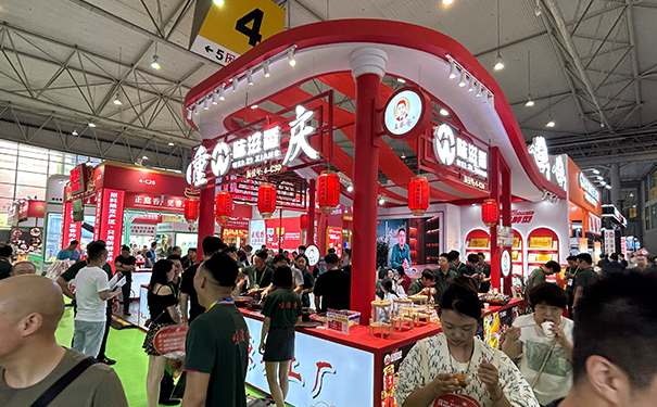 餐饮类展台配色如何吸引人突出品牌特色