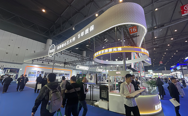 工博会展台搭建曲线型门头应该注意什么