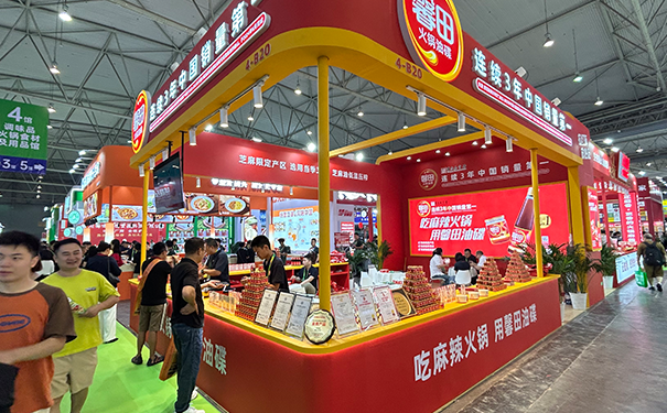 设计食品类展台如何选择配色更能吸引人