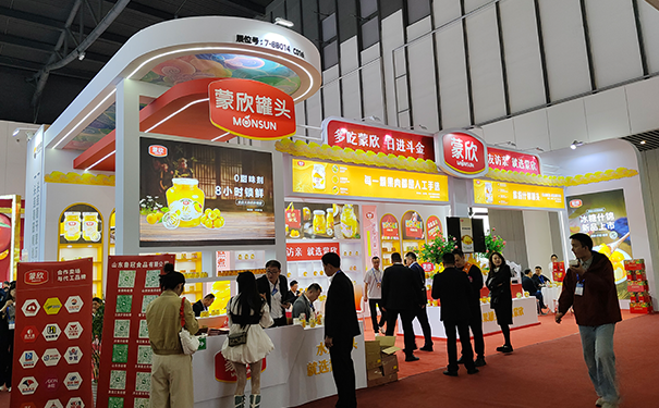 食品展台内堆台如何设计创新摆列展品