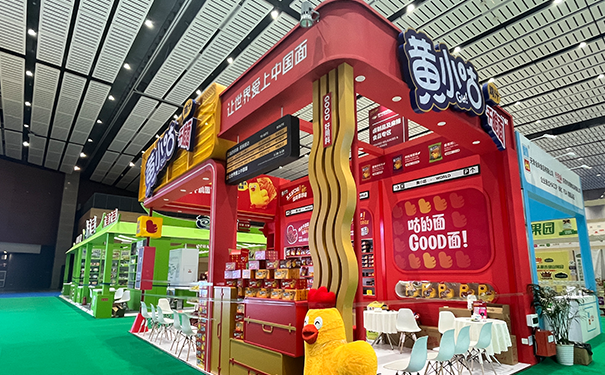 零食类展台如何结构的创新突出品牌属性吸引观众